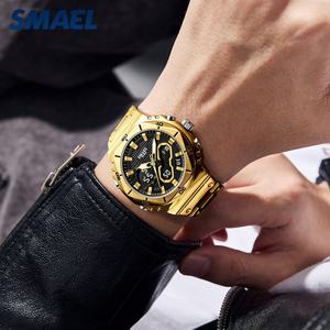 Reloj SMAEL 6069, Marca de Lujo, Alta Calidad, Original, Casual, de Negocios, Dorado, Reloj de Pulsera de Acero Inoxidable para Hombre, Relojes de Cuarzo - Product Image 5