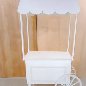 Décorations de fête d'anniversaire de mariage chariot à dessert et à bonbons moderne support de limonade pour adultes