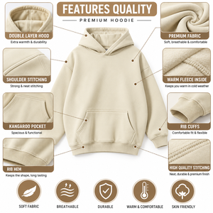 Wholesale <b>plain</b> <b>men's</b> streetwear <b>hoodies</b> custom logo heavyweight cotton made oversized <b>hoodies</b> for <b>men</b> - Product Image 1