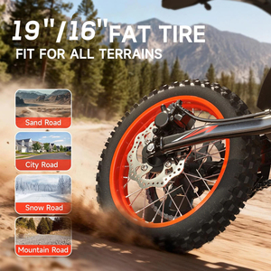 <span class=keywords><strong>Moto</strong></span> électrique tout-terrain 15000W de puissance maximale, 72V, 19'' 16'', <span class=keywords><strong>moto</strong></span> de tourisme électrique tout-terrain, 110 km/h, étanche IPX6, suspension hydraulique - Product Image 2