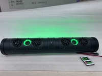 Barre de son adaptée aux véhicules tout-terrain et aux fêtes en plein air, TWS LED synchronisé avec la musique, étanche IP66 avec caisson de basses 27 pouces