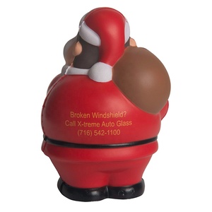 High Quality Soft PU Santa Shaped <b>Squeez</b> Toys Wholesale Promotional Stress <b>Balls</b> - Product Image 3