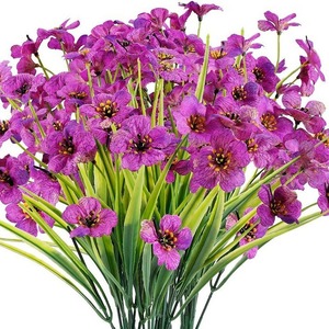 Césped Artificial Violeta de Plástico al por Mayor, Simulación de Vegetación para Decoración de Jardín, Patio y Paisajes Exteriores - Product Image 4