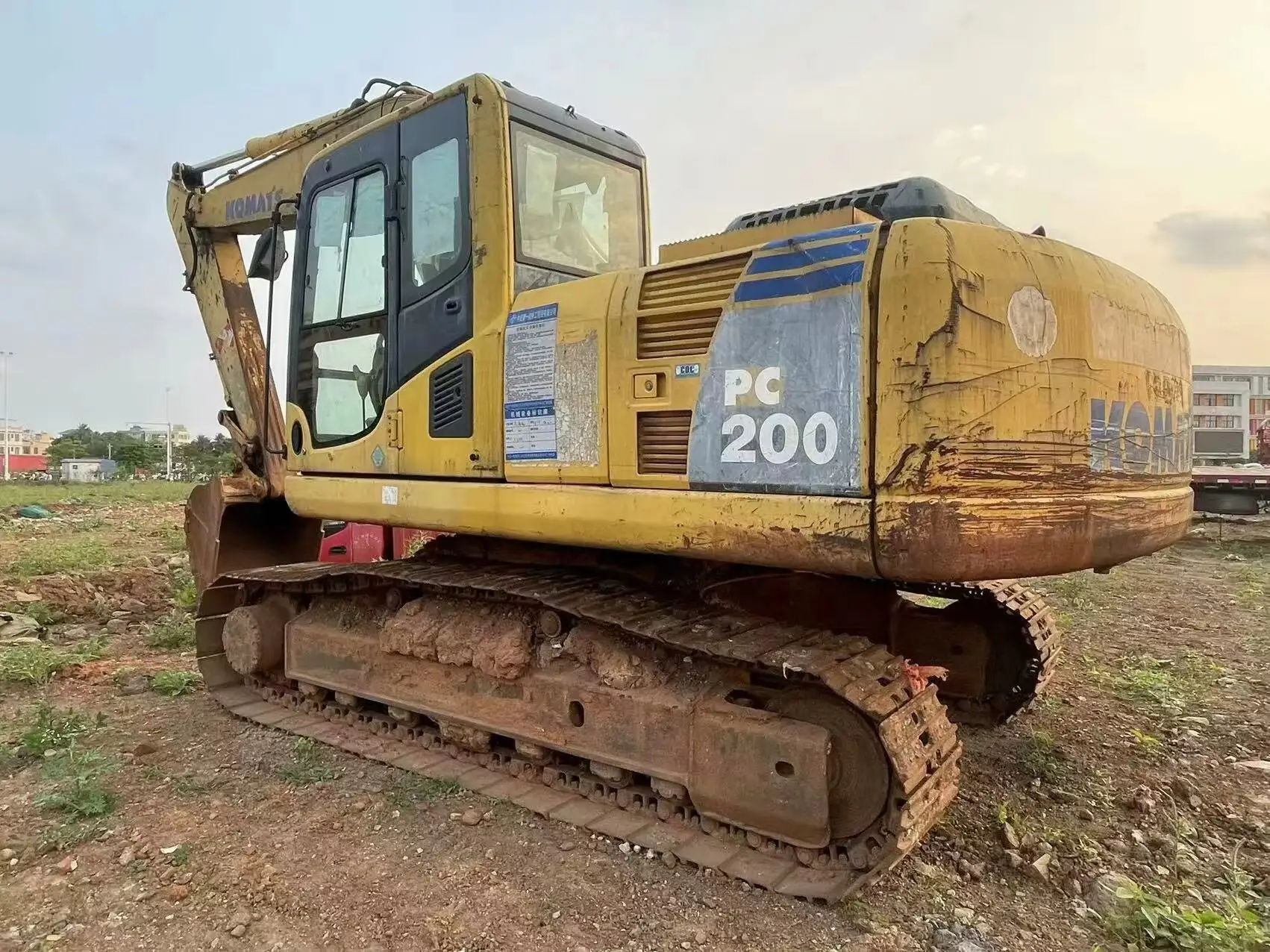 Preiswerter KOMATSU PC200-8 Hybrid-Raupenbagger Gebraucht-KOMATSU-Baggger Gebrauchtbagger zu verkaufen