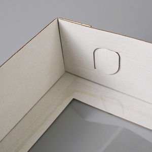 Cake <b>Box</b> with Window Birthday Wedding Corrugated Paper Cake square <b>Box</b> - Product Image 5