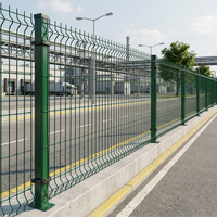 Clôture en treillis soudé 3D esthétique pour jardin botanique, aménagement paysager et protection périmétrique des serres