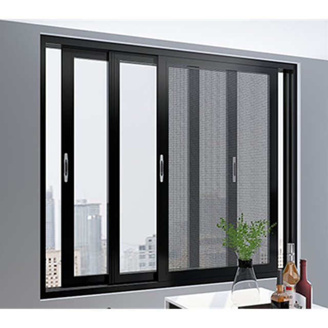 Hot Selling Horizontal Aluminum Alloy Soundproof Double Glazed Sliding Windows Modern Minimalist Bathroom Bedroom Kitchen Living
