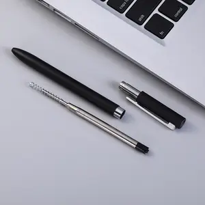 Best Seller Business Advertising Ballpoint Push Writing Boligrafos Stylus Personalized Color Logo Ball Pens Custom Pen