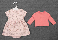 Vêtements pour filles en gros, robe de princesse 2 pièces, robe sans manches pour enfants, vente chaude, vêtements d'été pour enfants, robe pour bébé fille