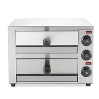 Four à pizza au gaz commercial portable Marupin à 2 brûleurs, haute efficacité, en acier inoxydable, pour barbecue domestique, neuf, 220V, garantie 1 an