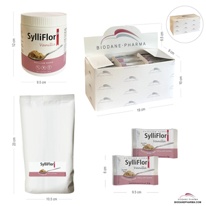SylliFlor Cáscaras de Psyllium Vainilla, Suplementos de Fibra de Alta Calidad, Fibras Dietéticas para la Salud Digestiva Humana, Venta al por Mayor - Product Image 5