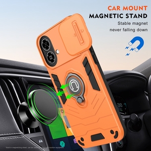 Funda Protectora Antigolpes para ZTE Blade A35e A36 A56 V70 Vita <span class=keywords><strong>A54</strong></span> A34, con Anillo y Soporte, para Cámara de Teléfono Móvil, TPU y PC - Product Image 3