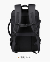 Mochila para Portátil de Negocios para Hombre, Expandible, Impermeable, con Puerto USB, Material Oxford, Cierre de Cremallera, Antirrobo, Poliéster