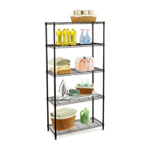 Сверхмощный бытовой металлический 5-ярусный Стеллаж с сеткой из проволоки AMJ - Product Image 5