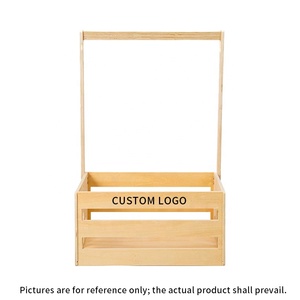 Caisse en bois pour baby shower, placard, nouveau-né, cadeau de bienvenue pour les nouveaux <span class=keywords><strong>parents</strong></span>, panier, boîte de rangement pour bébé, caisse en bois, boîte cadeau, caisse en bois - Product Image 4