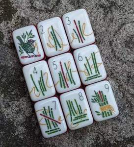 7-Layer Acrylic Crisloid American <strong>Mahjong</strong> <strong>Set</strong>, Walk With Me Design Carved Luxury Custom Walk with Me 160 <strong>Mahjong</strong> Tiles - Product Image 3