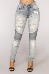 Été automne taille haute ladys <span class=keywords><strong>jean</strong></span> <span class=keywords><strong>tendance</strong></span> motard d'équitation jeans - Product Image 5