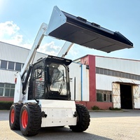 Minipala Gommata OMITECH per Costruzioni Agricole, Motore Diesel, Benna da 0,5 m³, Raggio di Sterzata Corto, 1 Anno di Garanzia