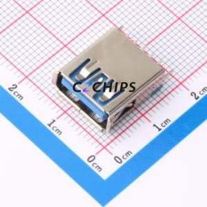 HC-USB3.0-L150-ZJ USB Connector Through hole Component (THT) Connector Type-A USB 3.0 Female Through Hole - Product Image 1