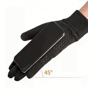 Gants de ski chauds pour homme en polyester, imperméables, coupe-vent, compatibles écran tactile, pour snowboard, moto et conduite, confortables - Product Image 6