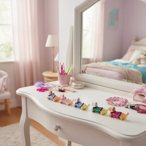 Fermaglio per capelli a forma di zampa di cane, 9 cm, accessorio per bambini e donne - Product Image 2