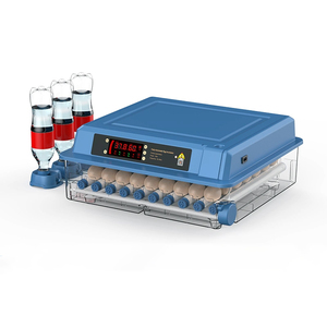 220V/220V + 12V tự động gà trứng lồng ấp cao tỷ lệ nở 64 trứng 360 độ con lăn khay vịt ngỗng chim cút chim bồ câu mới PP - Product Image 1