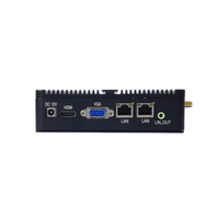 2026 ELSKY Thin NANO19 Mini PC Tanpa Port Serial Celeron J1800/J1900 DDR3 1600MHz RAM MSATA SSD SIM RJ45 LAN Tanpa Kipas NANO PC