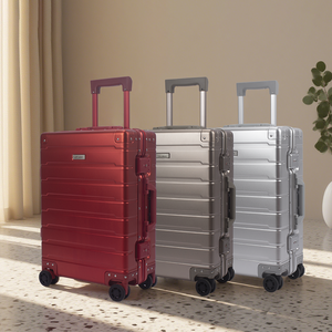 <span class=keywords><strong>Maleta</strong></span> Tsa personalizada de estilo moderno de grado A, equipaje de aleación de aluminio Al-Mg, Spinner de mano duradero y duradero - Product Image 1