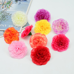Artificiels carnations en soie Dongchen Crafts, 7,5 cm, pour décorations de mariage et de maison - Product Image 1