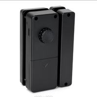 Cerradura de Combinación para Puerta de Vidrio, Sin Perforaciones, con Huella Dactilar y Control por Aplicación CamHi, para Tiendas y Oficinas, Cerradura para Puerta Simple/Doble