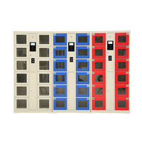 Armoire de livraison intelligente intelligente Serrure électronique Casiers de rangement de bagages en acier et en métal pour le stockage de colis sécurisé assemblé