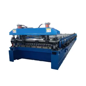 High Quality Double Layer Deck Steel Metal Tr4 & Trapezoidal Roofing Coil Corrugated & Ibr Tile Roll Forming Machine