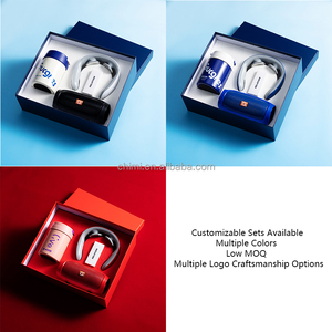 Lüks kurumsal promosyon iş ofis seti Tumblers + boyun masaj + hoparlör pazarlama ürünleri Logo ile ofis hediye seti - Product Image 2