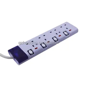 New Trend Universal Charger Extension Wall Socket Way Outlet UK Plug Surge Protector Power Strip