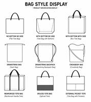 Sac fourre-tout en toile recyclable personnalisé avec sublimation thermique, poignée longue, écologique, réutilisable, durable, prix d'usine, OEM/ODM