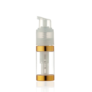 Botella de Spray con Bomba de Polvo de Lujo de PET Plateada y Dorada de 60 ml para Barbería - Product Image 3