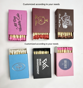 Fósforos Largos de Madera con Diseño de Estrellas y <span class=keywords><strong>Corazones</strong></span> Románticos en Rosa Pastel para San Valentín, Compromiso, Despedida de Soltera, Fósforos para Invitados - Product Image 3