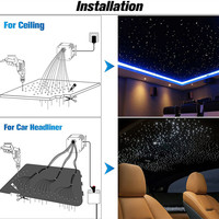 Fantástica Oferta de Fábrica: Kits Interiores de Fibra Óptica para Techo de Coche con Luces de Estrellas y Accesorios RGB con Control Remoto/APP/Sonido