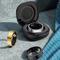 Cincin Kesehatan Pintar SHR Q9, Pelacak Detak Jantung dan Tidur, Multisport GPS, Cincin Kebugaran dengan Kontrol Aplikasi, Paduan Titanium, Tahan Air IP67