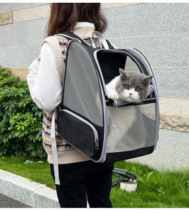 Manufacturer Wholesale Durable Dog <b>Cat</b> Mesh Bag Pets Travel Bag Foldable Pet Cages <b>Cat</b> <b>Carrier</b> for Travel - Product Image 6