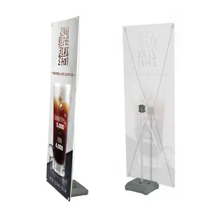 Cheap Water Injection Exhibition Display Retractable Advertising Portable Wholesale X Frame Banner