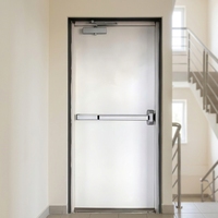 Portes en acier ignifugées personnalisées conformes aux normes UL CE pour les sorties de secours des hôtels, des hôpitaux, des entrepôts et des appartements