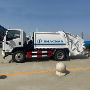 Camion compacteur à chargement arrière SHACMAN 4X2, fabricant de premier plan, pour la collecte des déchets municipaux et le nettoyage urbain - Product Image 2