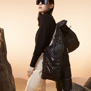 Haute Qualité Léger À <span class=keywords><strong>Capuche</strong></span> <span class=keywords><strong>Doudoune</strong></span> Femmes Doux Chaleur Équitation Puffer Vestes Manteau D'hiver - Product Image 6