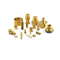 Customized CNC Brass Hardware Accessory Cnc Machining Turning Brass Fittings for Electronics