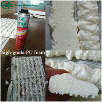 750ml Fabricant Vente en gros de mousse Pu Grande expansion de montage Mousse polyuréthane Isolation par pulvérisation de mousse à cellules fermées