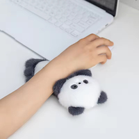 Al por mayor: Reposamuñecas de peluche con diseño de mapache y ratón de la serie de animales de dibujos animados, para ordenador, oficina, escritura, regalo