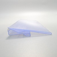 Supermarché Épicerie PVC Extrudé Prix Bande en Plastique Étagère Talker Porte-Étiquette Clip pour Billet pour Magasin