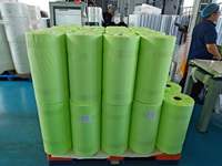 Rouleaux de tissu non tissé en polyester respirant résistant aux hautes températures pour emballage auto-chauffant de plats chauds