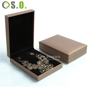 Factory Jewelry Imitation Paper <b>Box</b> Custom Package Design Luxury Pu Leather Jewelry <b>Ring</b> Necklace Jewellery Storage Packing <b>Box</b> - Product Image 2